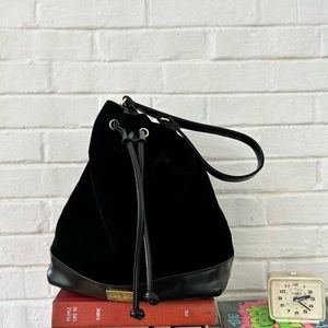 Good Girl by Caroline Herrera Velour Bucket Tote